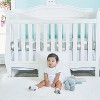 Everyday Kids 7-Pack White Baby Bodysuits – Cotton Onesies for Newborns & Infants – Short or Long Sleeve, Soft & Tagless - 3 of 4