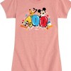 Girls' - Disney - 100 Days of Fun Mickey Mouse Donald Duck Goofy Pluto Fitted Short Sleeve Graphic T-Shirt - 2 of 4