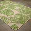 Captiv8e Designs Costa Mixed Pile Tropical Leaf Sand/Green Indoor/Outdoor Area Rug - 2 of 4