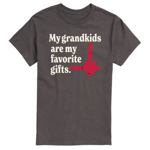 Men's - Instant Message - Grandkids Favorite Gift Short Sleeve Graphic T-Shirt - 1 of 4
