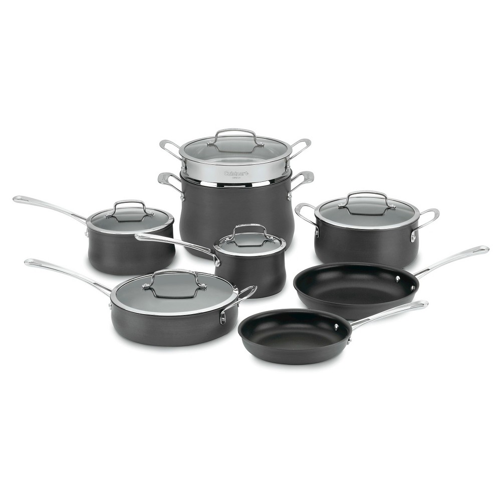 UPC 086279031419 product image for Cuisinart Contour 13pc Hard Anodized Cookware Set - 64-13 | upcitemdb.com