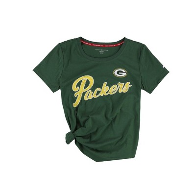 Tommy Hilfiger Womens Green Bay Packers Graphic T-Shirt