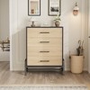 Garvee 4 Dresser for Bedroom, 38.6" Tall Dresser, Tall Drawer with Storage Freestanding, Wooden Closet Storage Chest for Bedroom - 2 of 4