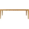 Gwynn Frosted Glass Top Coffee Table with Natural Finish Wood Tapered Legs for Living Room - 3 of 4