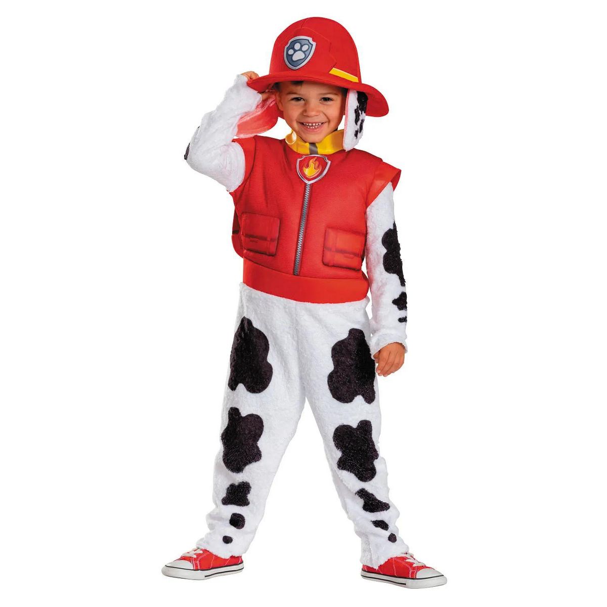 Toddler Deluxe Paw Patrol™ Marshall Jumpsuit Costume