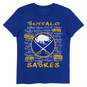 NHL Buffalo Sabres Girls' Crew Neck T-Shirt - 1 of 1