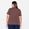 Women's Coffee Club Easy Short Sleeve Graphic T-Shirt - Brown - 3 of 3