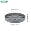 Unique Bargains Plastic Indoor/Outdoor Anti-Rot Water Catcher Tray Plant Saucer 3 Pcs - 2 of 4