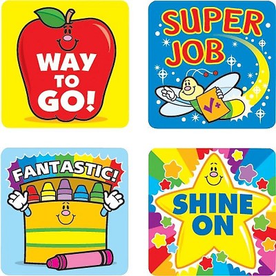 CARSON-DELLOSA Winning Words Motivational Stickers 648