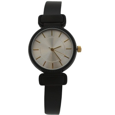 OLIVIA PRATT SIMPLE METALLIC BANGLE WATCH