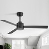 Airsurfer 52-Inch 6-Speed White Downrod Ceiling Fans with Remote No Light - 2 of 4