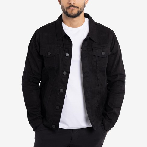 X Ray Men s Denim Jacket In Jet Black Size Medium Target