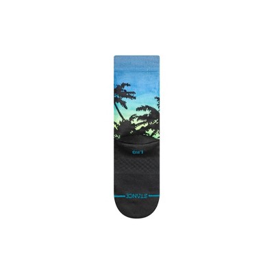 Stance Kids&#39; Palm Crew Socks - Black L