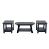 WestinTrends 3-Piece Outdoor Adirondack Coffee Table and Side Table Set - 3 of 4