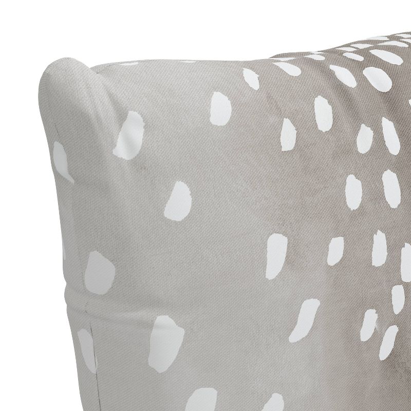 Polyester Square Pillow In Fawn Gray - Skyline Furniture, 4 of 7