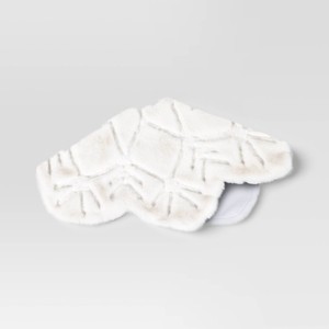 48" Christmas Dia Faux Fur Snowflake Shaped Tree Skirt - Wondershop™ - 1 of 4