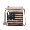 MKF Collection Genesis Printed Flag Vegan Leather Women’s Crossbody Bag by Mia K - 2 of 4