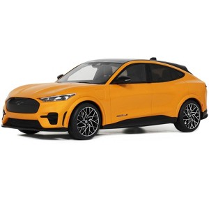 2021 Ford Mustang Mach E GT Performance Cyber Orange with Black Top 1/18 Model Car by Otto Mobile - 1 of 4