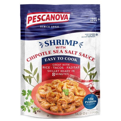Pescanova Toss & Serve Shrimp with Chipotle Sea Salt Sauce - Frozen - 14oz