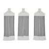 Sawyer Mill Black Ticking Stripe Button Loop Tea Towel Set of 3  VHC Brands - 2 of 4