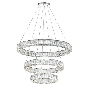 CWI Lighting,Madeline LED Chandelier With Chrome Finish - 1 of 4