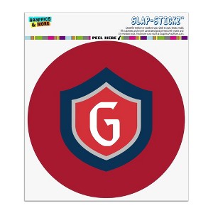 Saint Mary's College Secondary Logo Automotive Car Window Locker Circle Bumper Sticker - 1 of 4