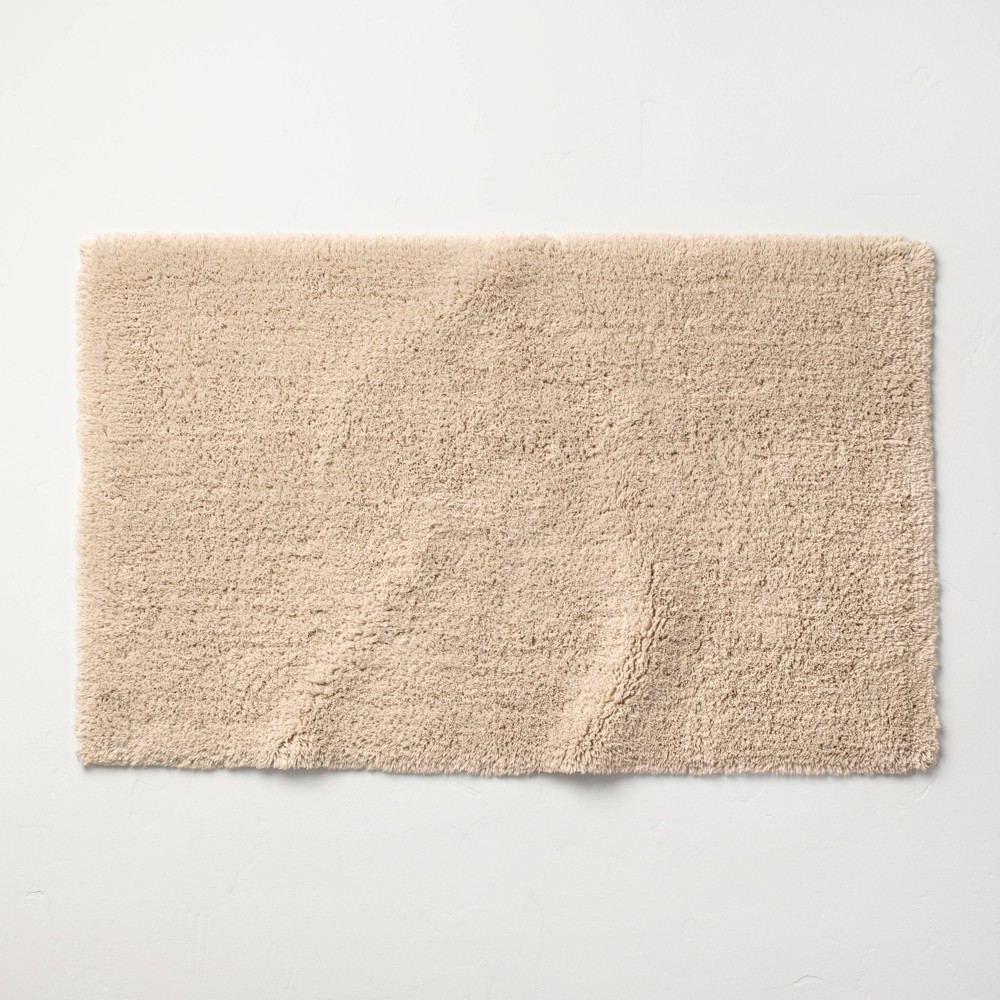 21inx34in Ultra Soft Tufted Bath Rug Sand - Casaluna™