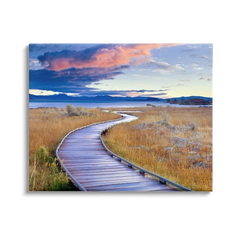 Stupell Industries Coastal Boardwalk Sunset Canvas Wall Art - image 1 of 3