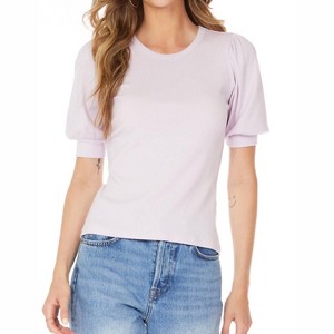 Women's Shirred Sleeve Tee - bobi - 1 of 4