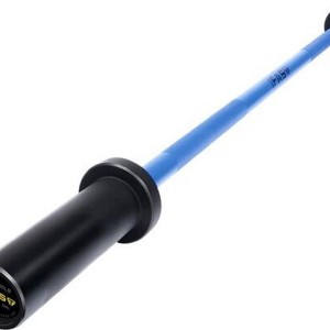 NAYSAYE Exercise Trainer Olympic Barbell Solid Chrome Weight Bar for Home Gym Strength Training, Black and Blue, 48.00"*3.00"*3.00" - 1 of 4