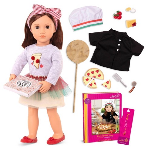 18-inch Doll Pizza Oven Playset