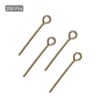 Unique Bargains DIY Craft Necklaces Bracelets Earrings Jewelry Making Iron 21 Gauge Eye Pins 200 Pcs - 3 of 4