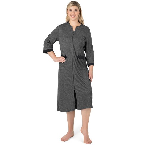 Long housecoats with zipper clearance