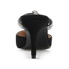 Journee Womens Lunna Mules Mid Stiletto Pointed Toe Pumps - 3 of 4