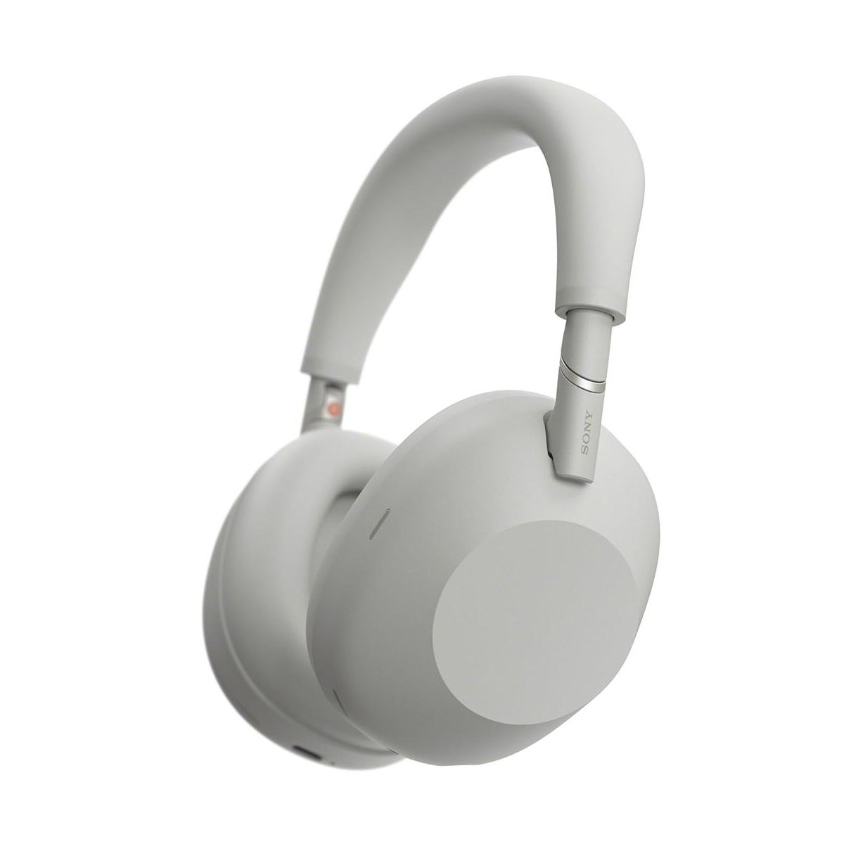 Sony WH-1000XM6 Wireless Noise Canceling Headphones, Platinum Silver with Wood Headphone Stand - thumbnail 2