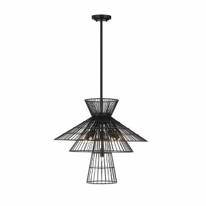 Z-Lite Alito 6 - Light Chandelier in  Matte Black - 1 of 3