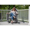 Stack Patio Rocking Chair - Gray - Adams Manufacturing - 3 of 3