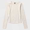 Women's Long Sleeve Printed Crewneck T-Shirt - Wild Fable™ - 4 of 4