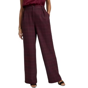 Jessica London Women's Plus Size Bi-Stretch Wide Leg Pant - 1 of 2