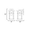 Maxim Lighting Clyde Vivex 1 - Light Wall Light in  Black - 3 of 3