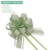 Unique Bargains Plastic Glossy Appearance Waterproof Gift Wrapping Pull Bows 20 Pcs - 2 of 4