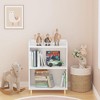 Kids 3-Tier Bookcase, Children's Book Display, Bookshelf Toy Storage Cabinet Organizer for Children's Room, Playroom, Nursery - 2 of 4