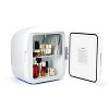 AstroAI Mini Fridge, 12 Can Skincare Fridge AC/DC Small Refrigerator Portable Thermoelectric Cooler and Warmer for Bedroom, Beverage, Skincare - 3 of 4