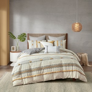 3Pcs Duvet Set, Solid Bedding Set, Cotton Bed Comforter - 1 of 4