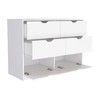 NicBex 6 Drawer Dresser for Bedroom,Modern Style Drawers with Concave Handle,Dressers for Kids Room,Living Room,Entry and Hallway - 4 of 4