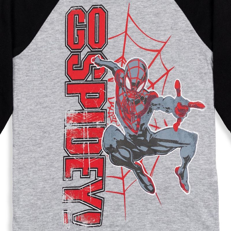 Marvel Spider-Man Avengers Miles Morales 2 Pack T-Shirts Toddler, 4 of 8