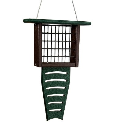 JCS Wildlife Recycled Suet Feeder w/ Tail Prop