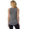 Rekucci Women's Soft Jersey Knit Sleeveless Tank Top – Casual & Versatile Everyday Wear - 3 of 3