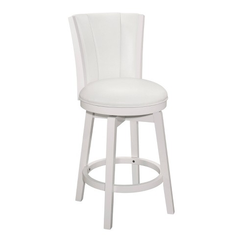 White counter height discount stools with backs