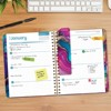 HARDCOVER 2026 Planner, 8.5"x11": 14 Months (Nov 2025-Dec 2026), Daily/Weekly/Monthly,  Bookmark, Pocket Folder w Sticky Notes (Pink Purple Marble) - 3 of 4